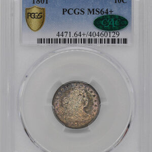 1804 DRAPED BUST $10, CROSS 4 MS62+