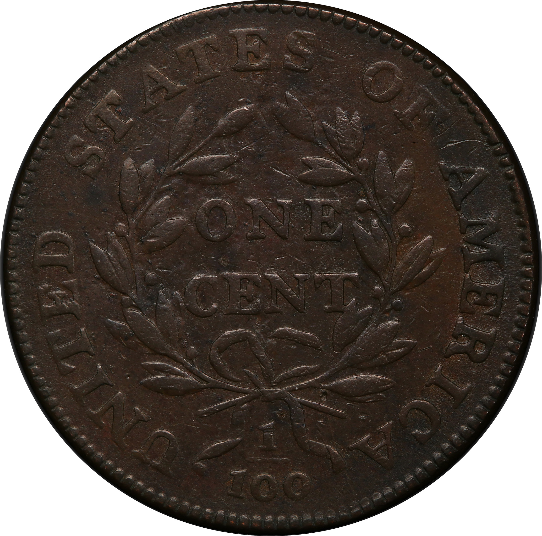 1799 DRAPED BUST 1C XF45 Brown - Image 2