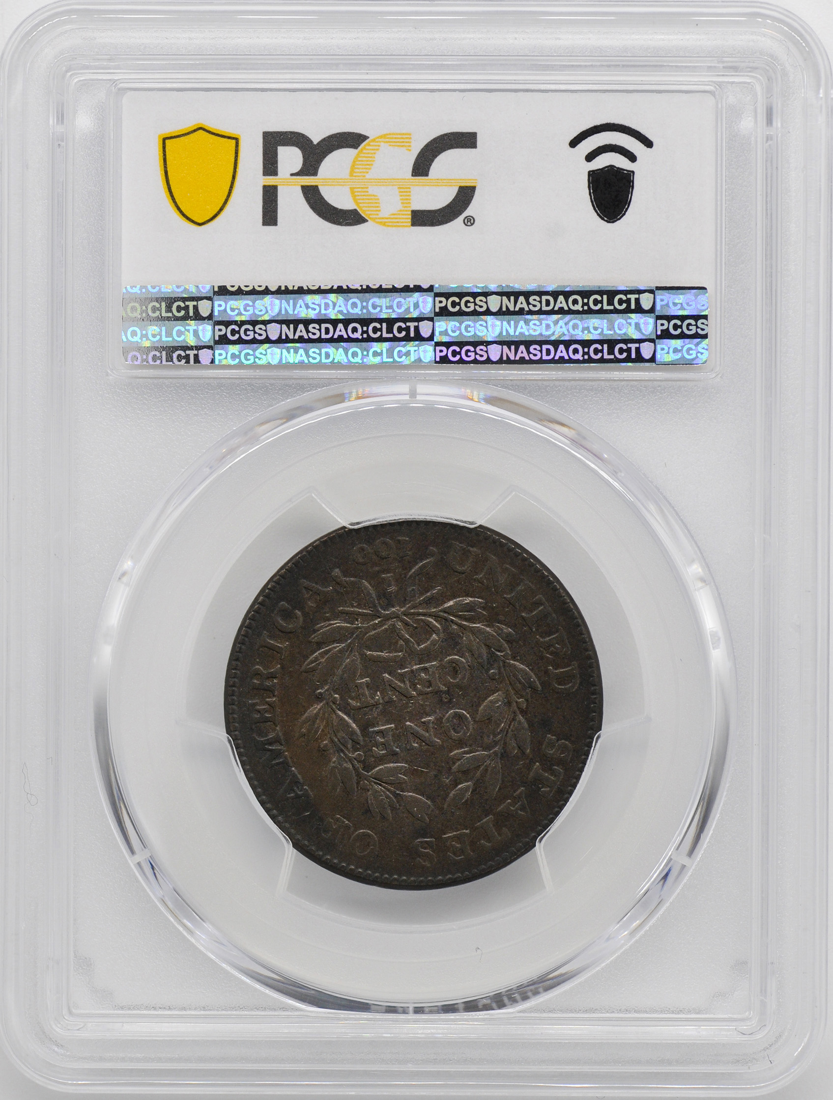 1799 DRAPED BUST 1C XF45 Brown - Image 4