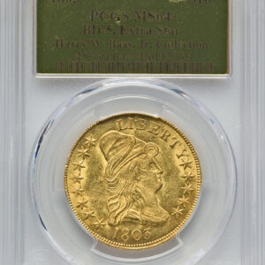 1803 DRAPED BUST $10, EXTRA STAR MS64+