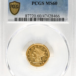 1841 LIBERTY HEAD $2.5 MS60