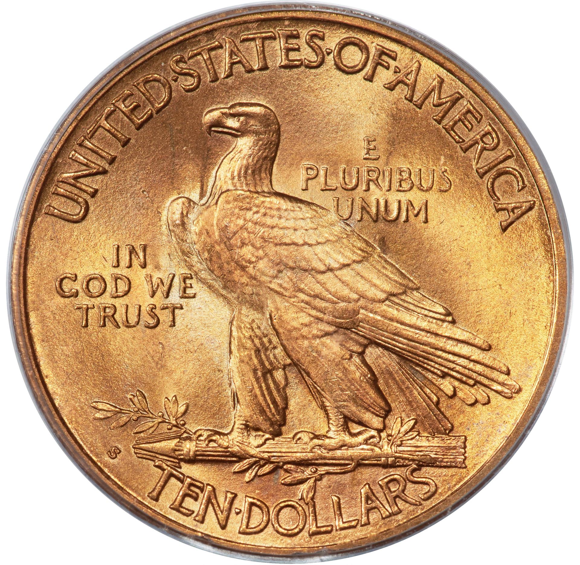 1930-S INDIAN $10 MS65+ - Image 2