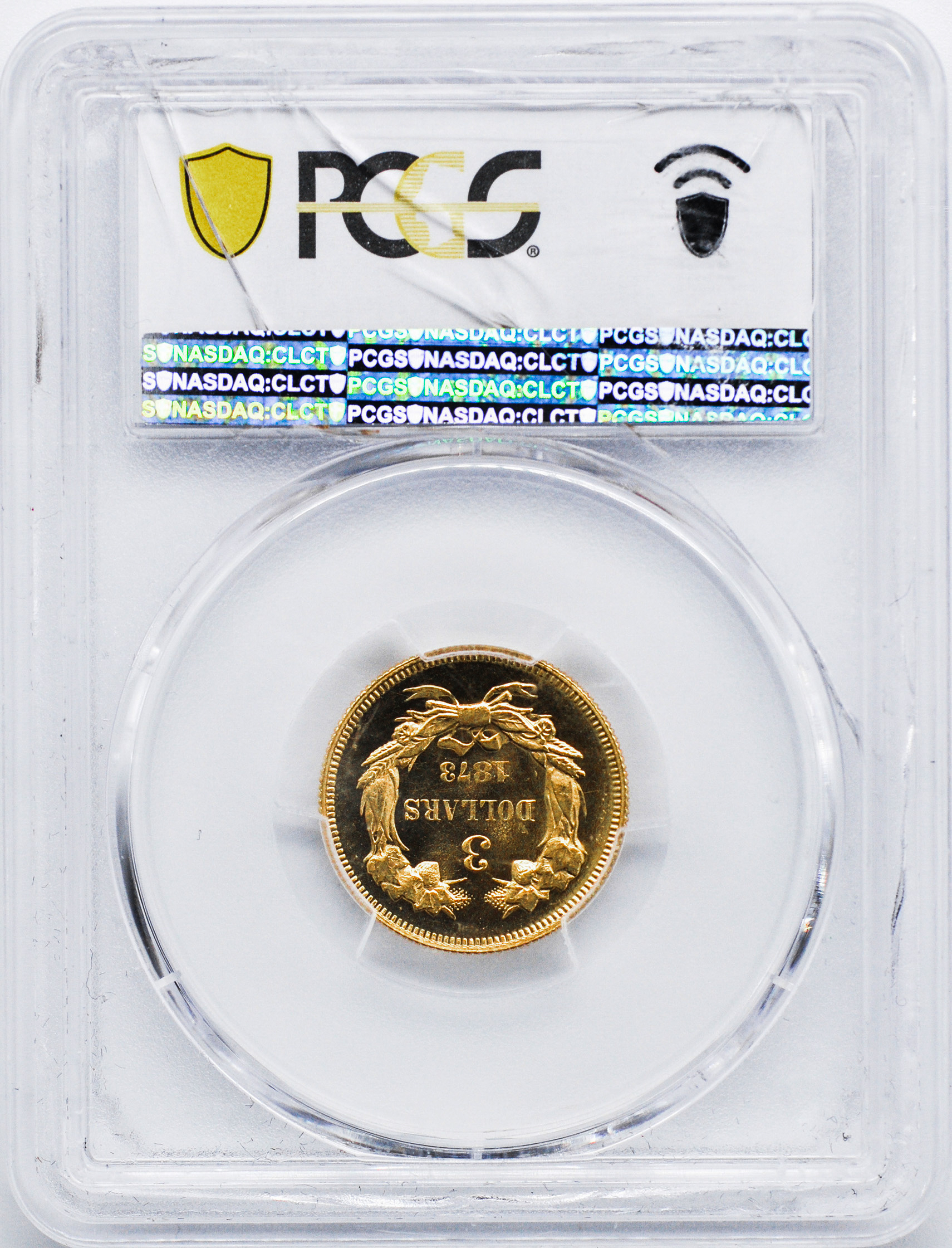 1873 INDIAN PRINCESS $3, CLOSED 3 PR65 Cameo - Image 4