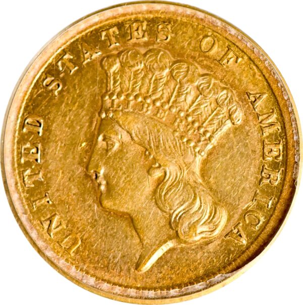 1854-D INDIAN PRINCESS $3 58+ - Image 3