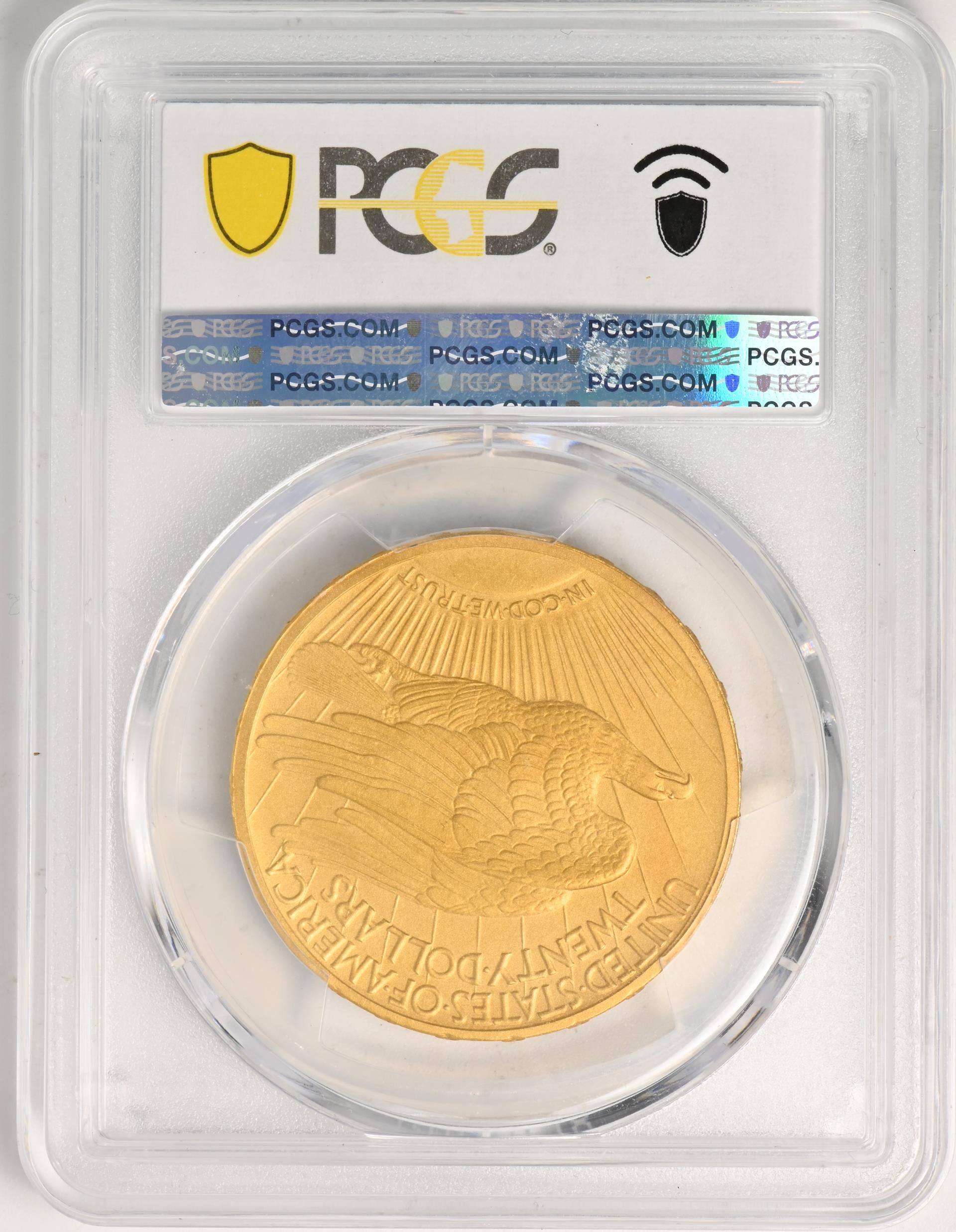 1908 ST. GAUDENS $20, MOTTO PR67 - Image 5