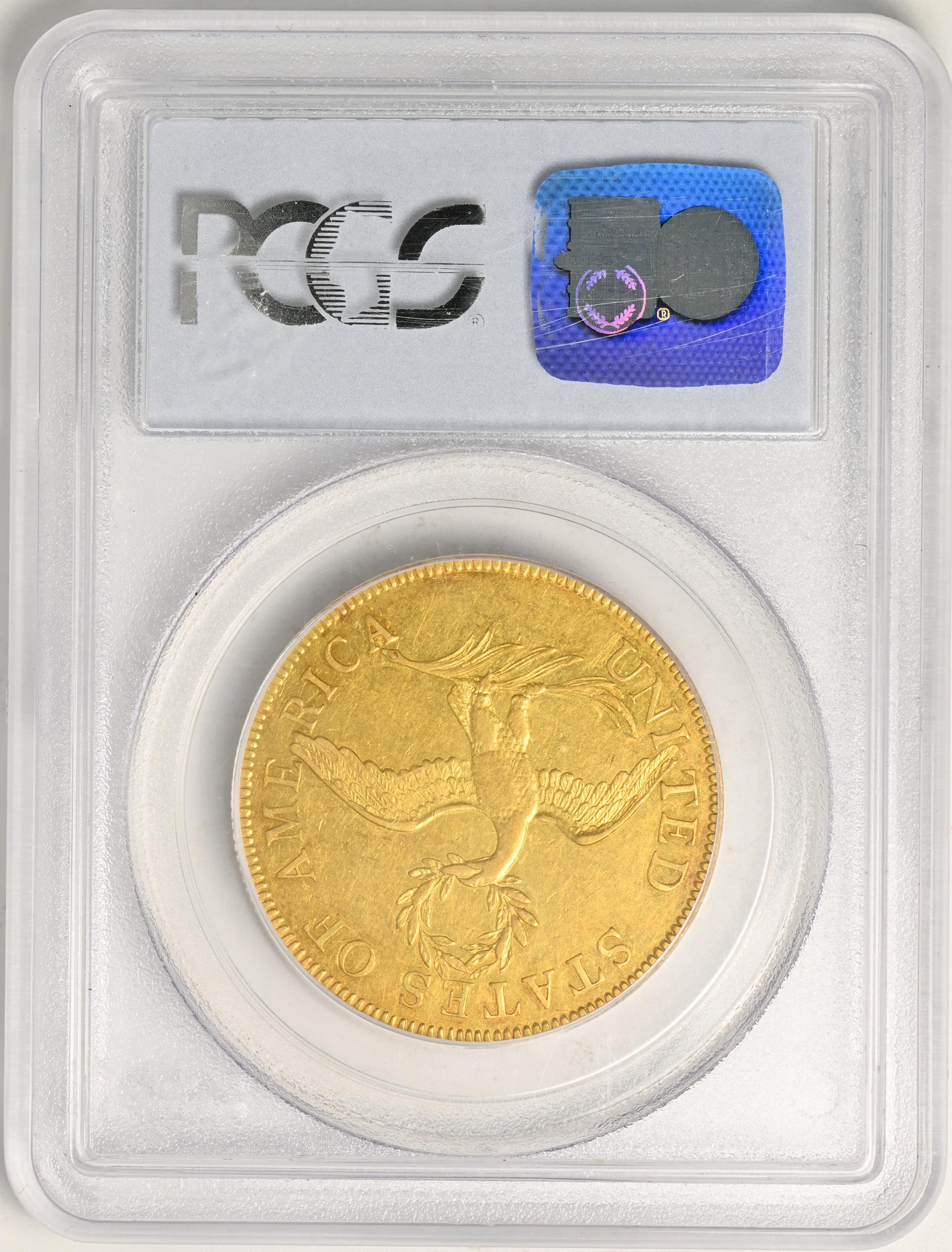 1796 DRAPED BUST $10 AU58 - Image 4